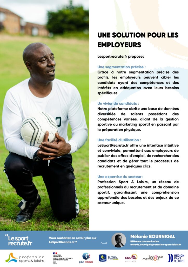 Le sport recrute employeur