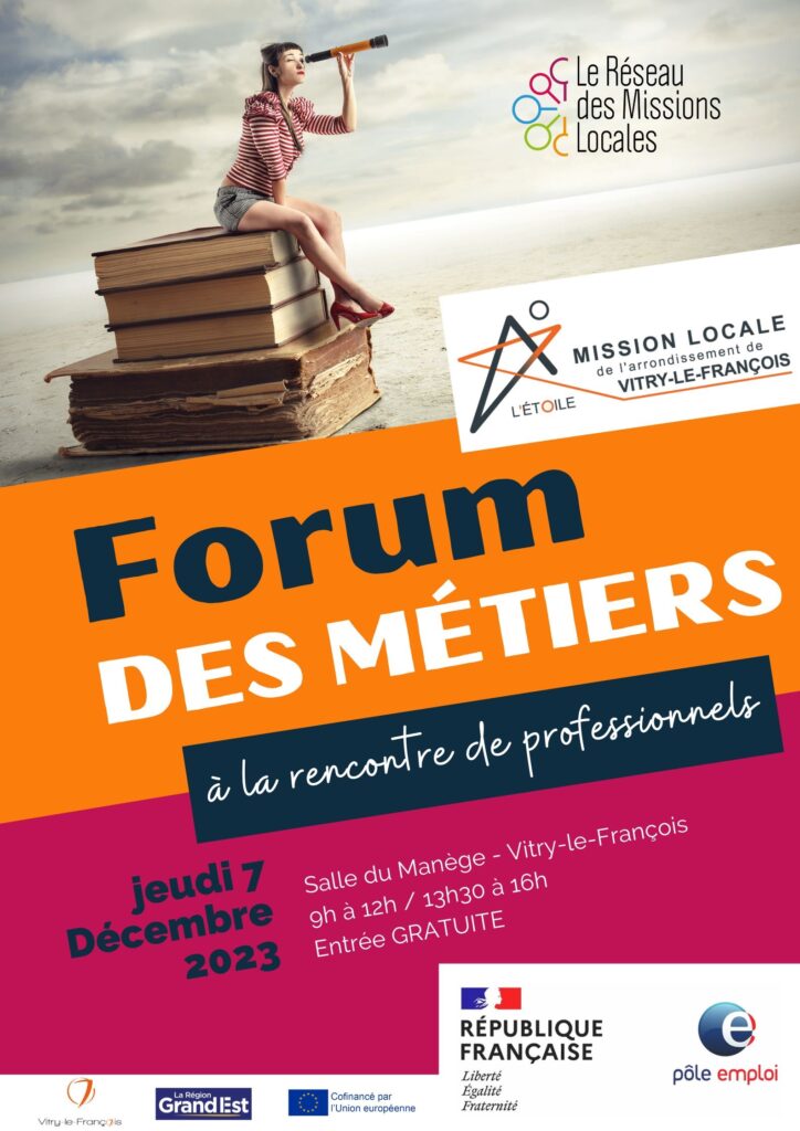 Affiche forum des métiers 2023 1