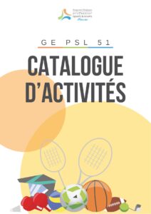 Photo de couverture du catalogue d'activités du GE PSL Marne